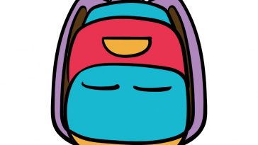how to draw backpack image