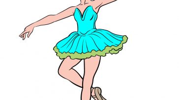 how to draw ballerina image