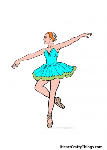 how to draw ballerina image