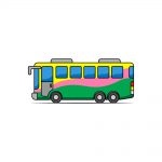 how to draw a bus image