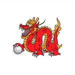 how to draw a Chinese dragon image