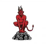 how to draw a demon image