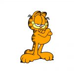how to draw Garfield image