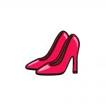 how to draw high heels image