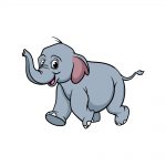 how to draw a baby elephant image