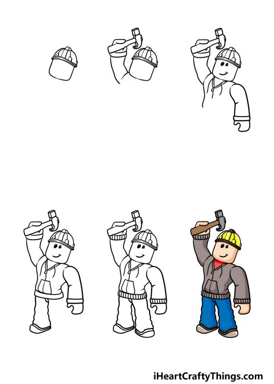 Roblox Step By Step Drawing