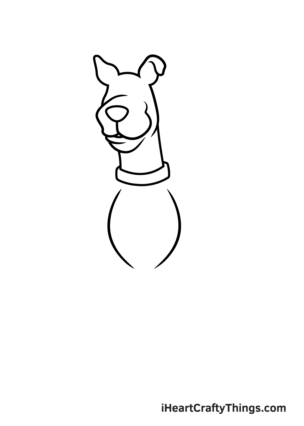 drawing Scooby-Doo step 5