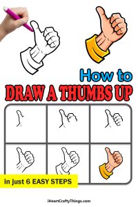 Thumbs Up Drawing - How To Draw A Thumbs Up Step By Step