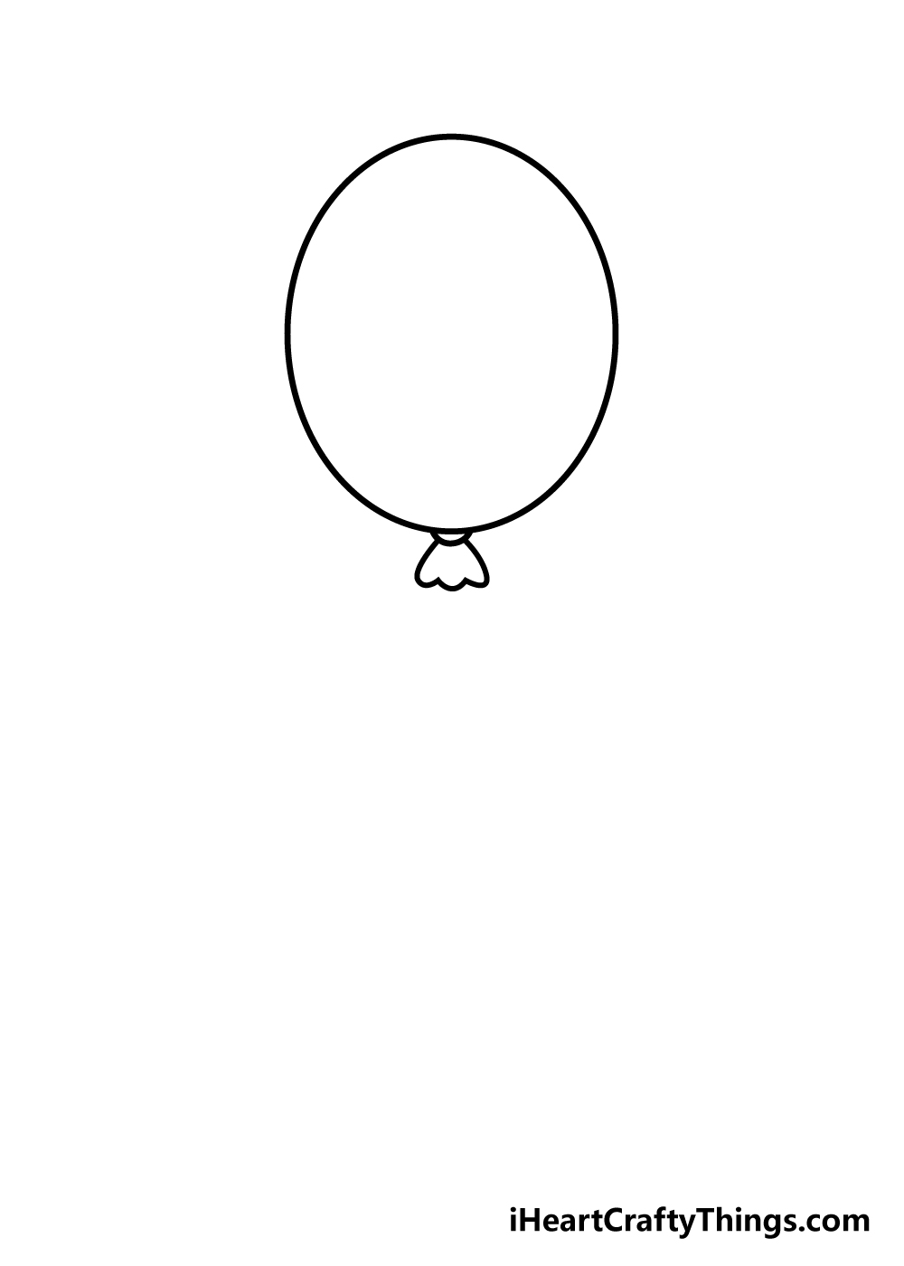 balloon 4 - Hướng dẫn cách vẽ khinh khí cầu đơn giản với 8 bước cho bé tô màu
