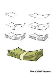 Money Drawing - How To Draw Money Step By Step