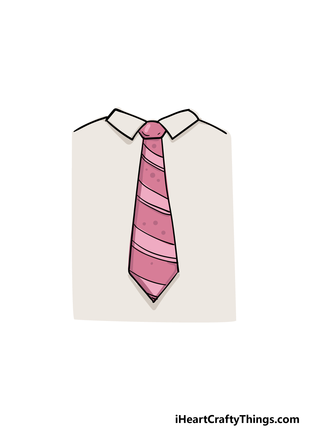 Tie Drawing How To Draw A Tie Step By Step