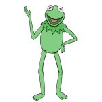 how to draw Kermit the frog image