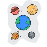 how to draw planets image