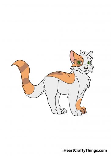 how to draw warrior cat image