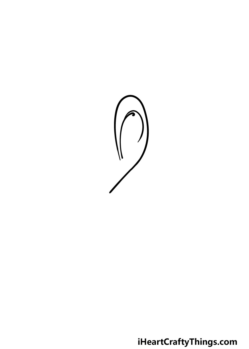 drawing a treble clef step 1