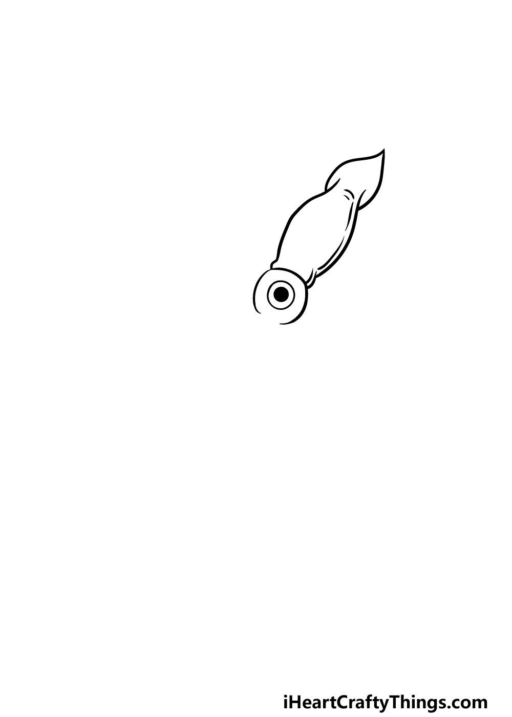 squid drawing step 2