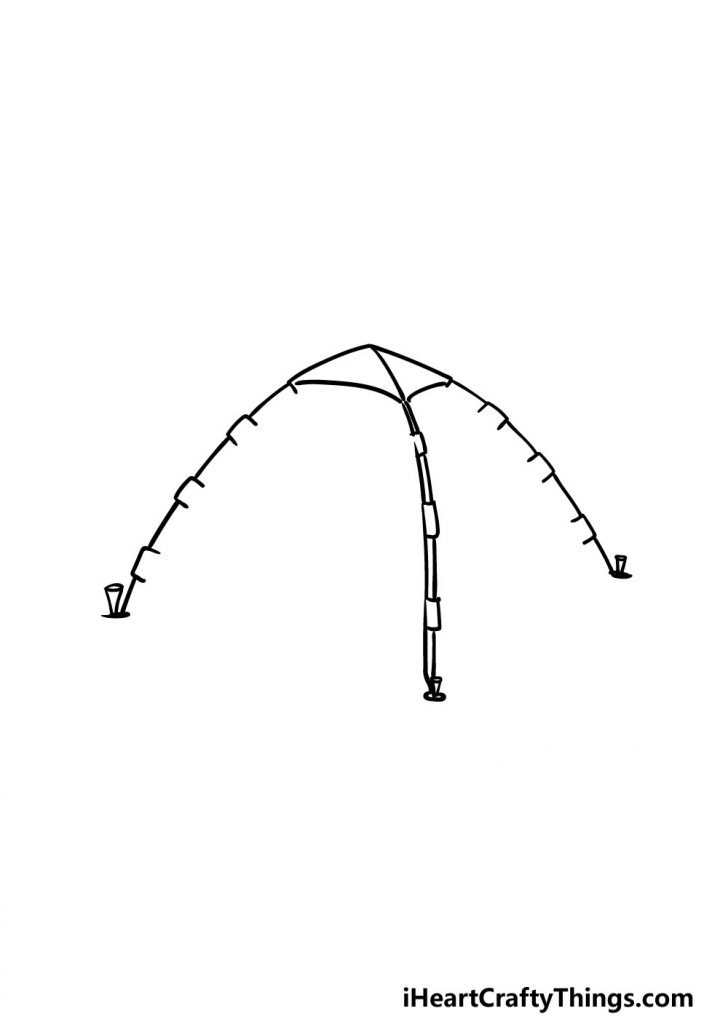 Tent Drawing - How To Draw A Tent Step By Step