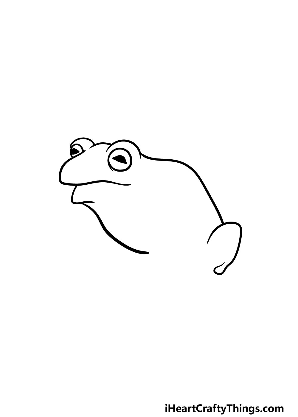 drawing a toad step 2