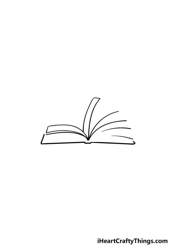 Open Book Drawing - How To Draw An Open Book Step By Step