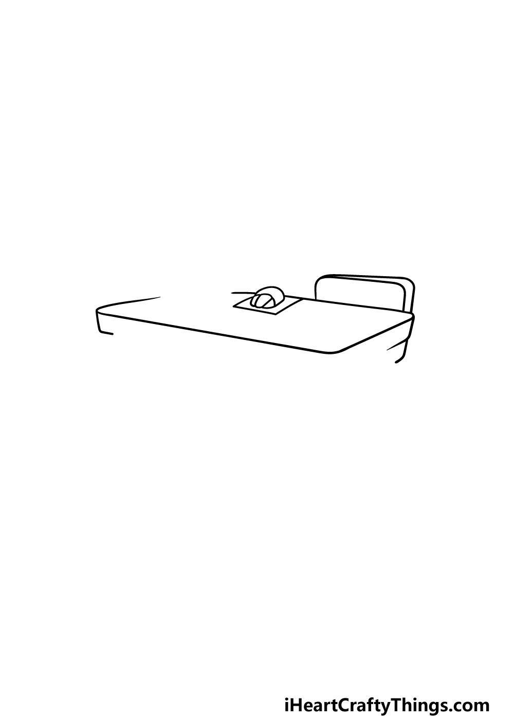 drawing a desk step 2
