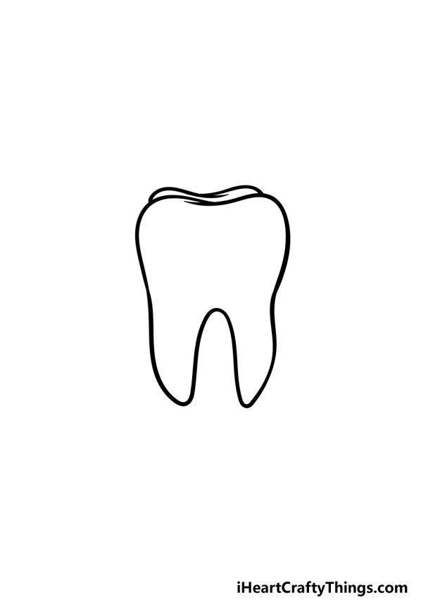 Tooth Drawing How To Draw A Tooth Step By Step