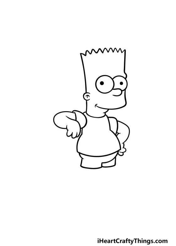 Bart Simpson Drawing - How To Draw Bart Simpson Step By Step