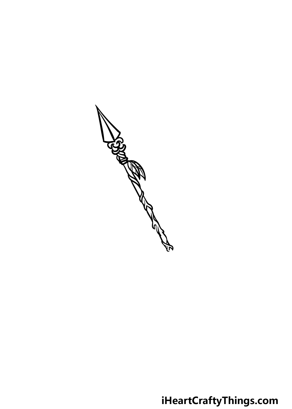 drawing an arrow step 3