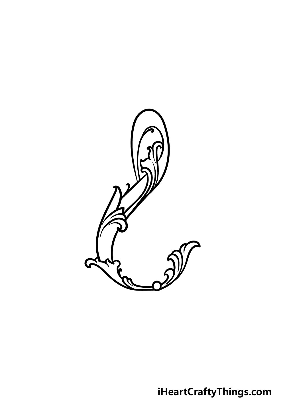 drawing a treble clef step 3