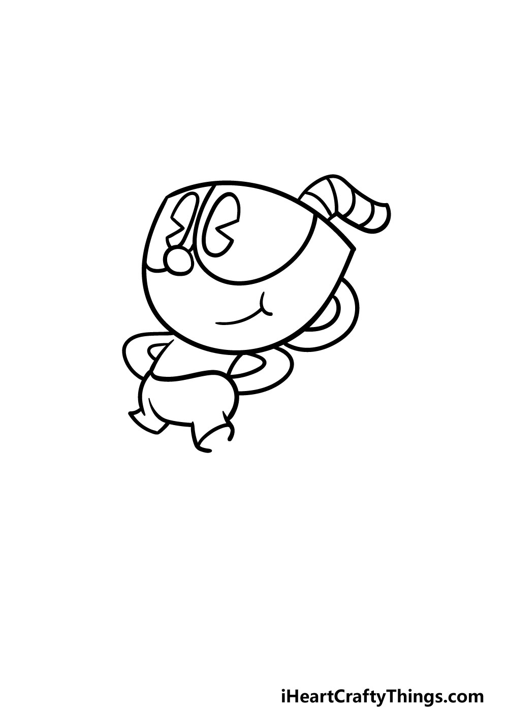 drawing cuphead step 3