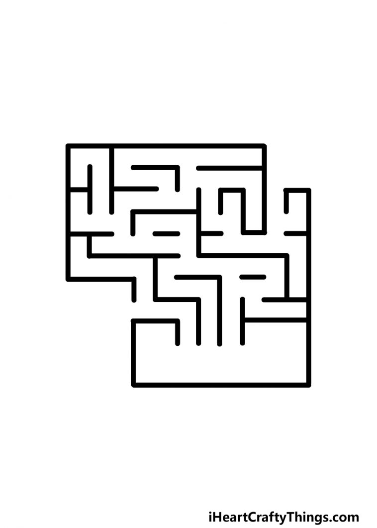 Maze Drawing - How To Draw A Maze Step By Step