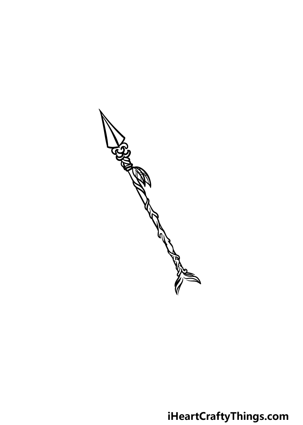 drawing an arrow step 4