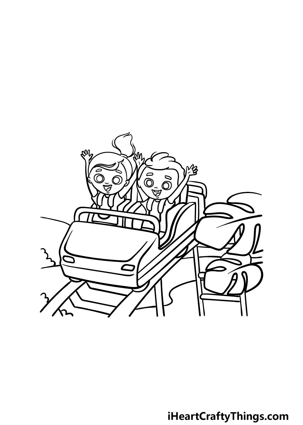drawing a roller coaster step 4