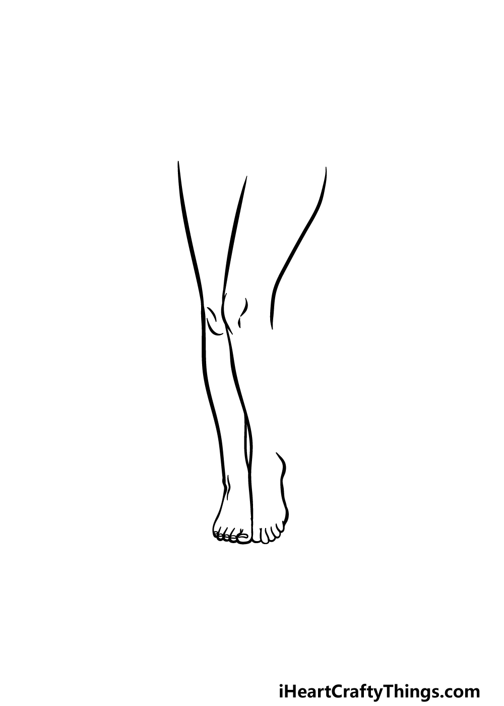 drawing legs step 4