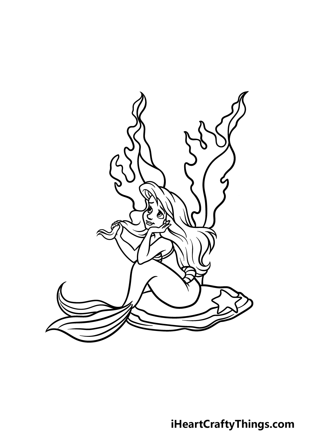 drawing Ariel step 4