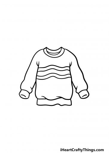 Sweater Drawing - How To Draw A Sweater Step By Step