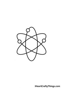 Atom Drawing - How To Draw An Atom Step By Step