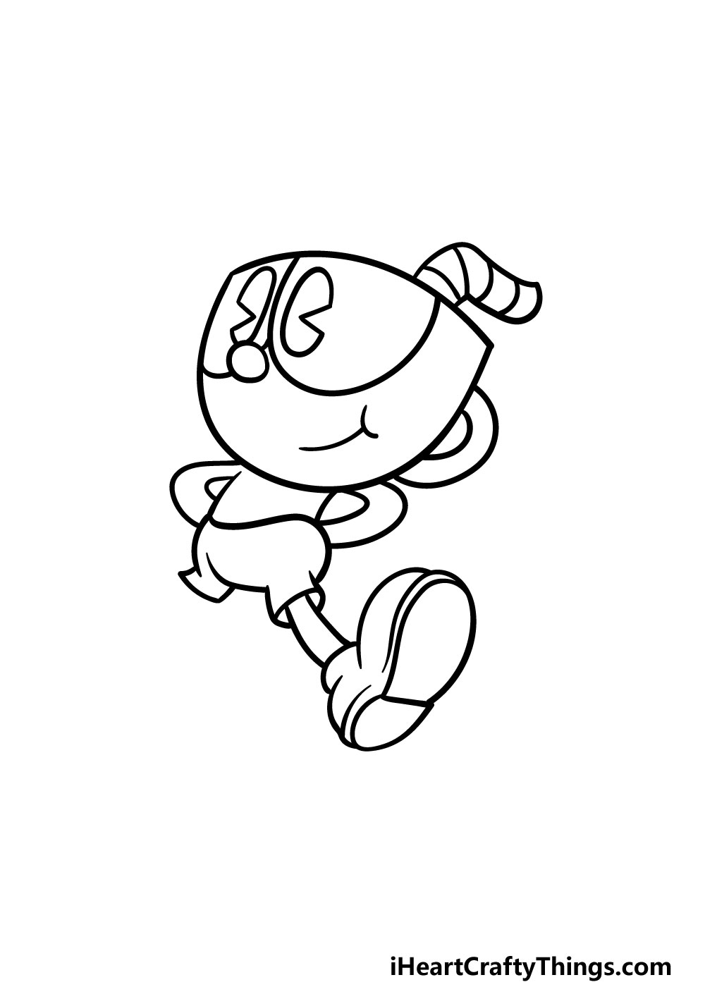 drawing cuphead step 4