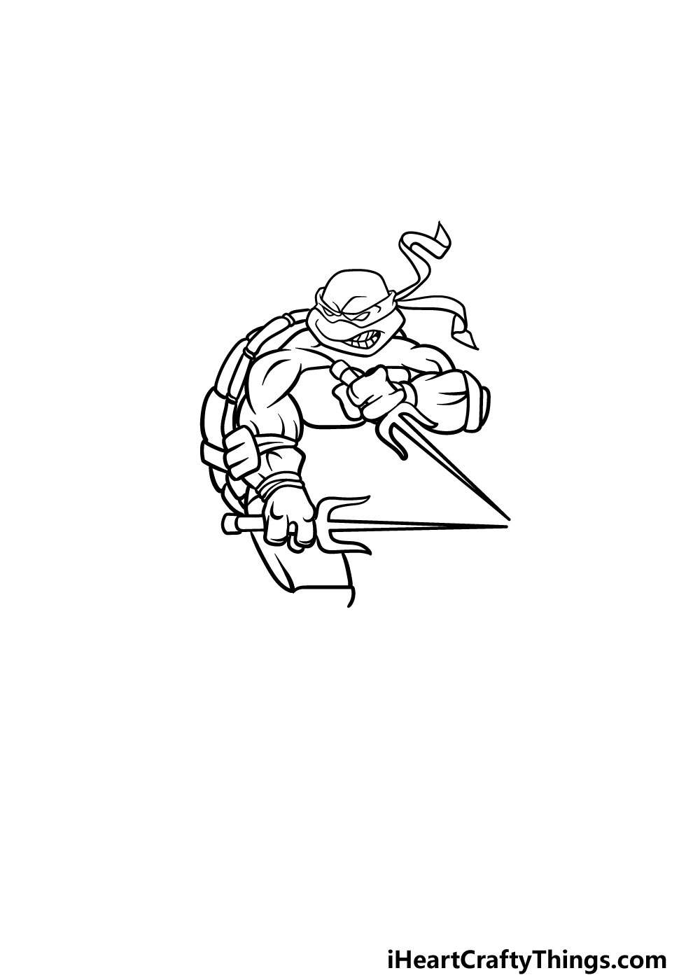drawing ninja turtles step 4