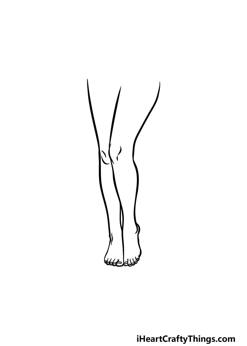 drawing legs step 5