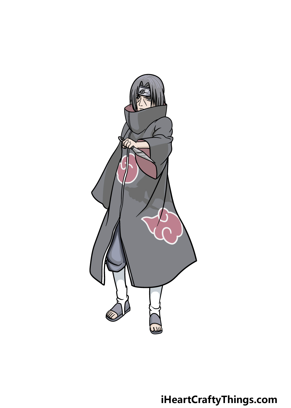 Itachi Drawing - How To Draw Itachi Step By Step