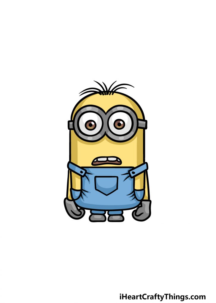 Minion Drawing How To Draw A Minion Step By Step