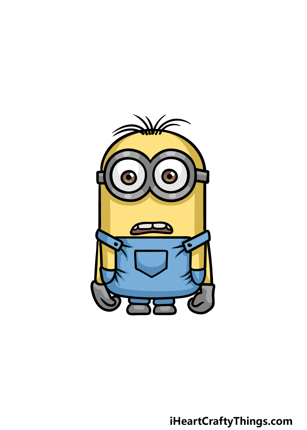 Minion Drawing - How To Draw A Minion Step By Step