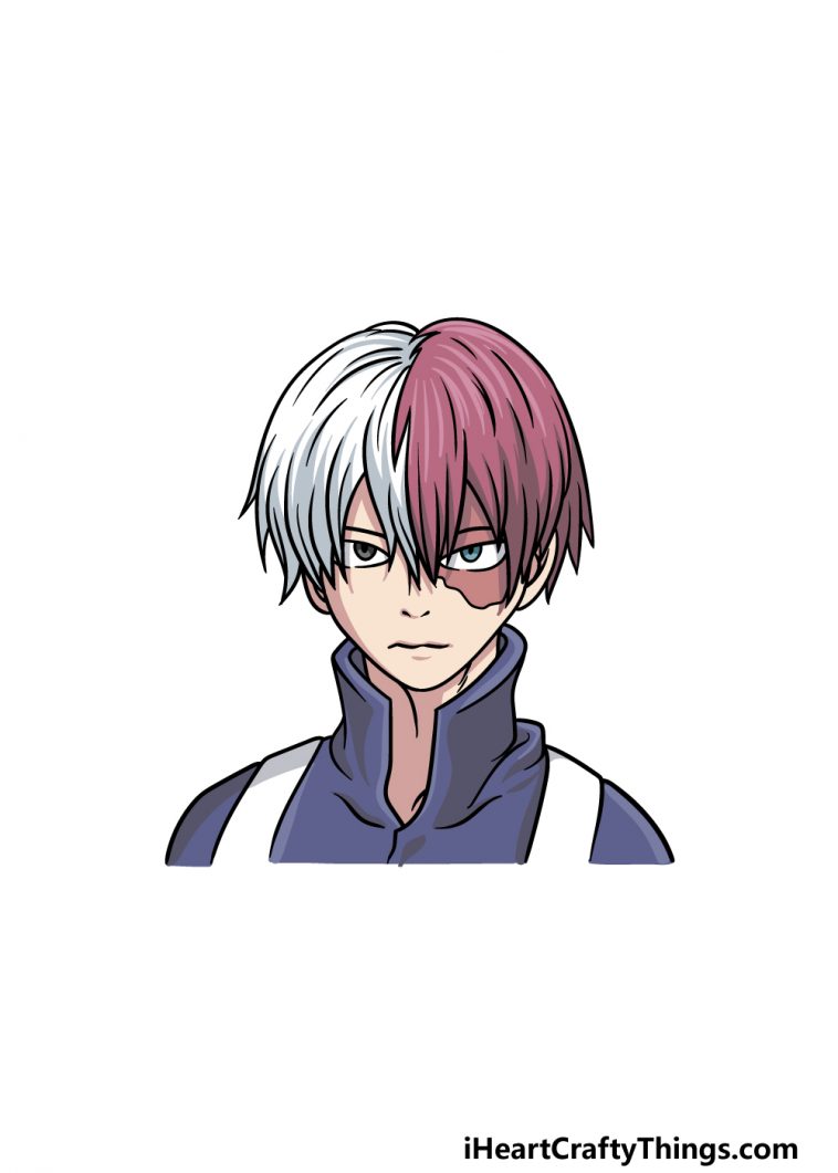 Todoroki Drawing How To Draw Todoroki Step By Step