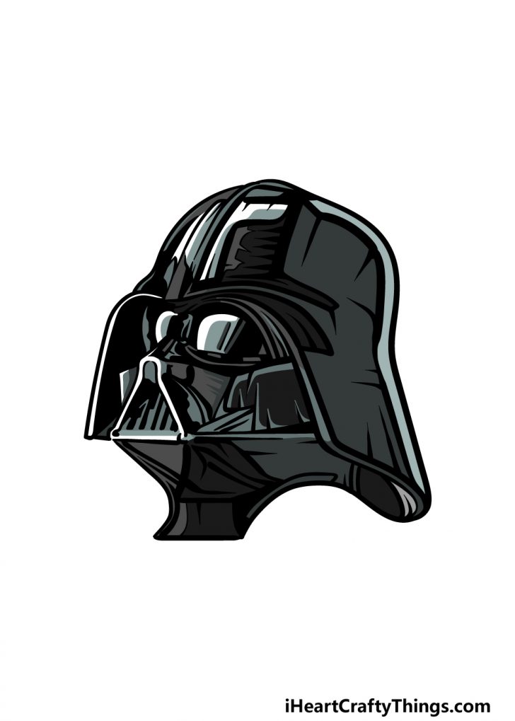 Darth Vader Drawing - How To Draw Darth Vader Step By Step