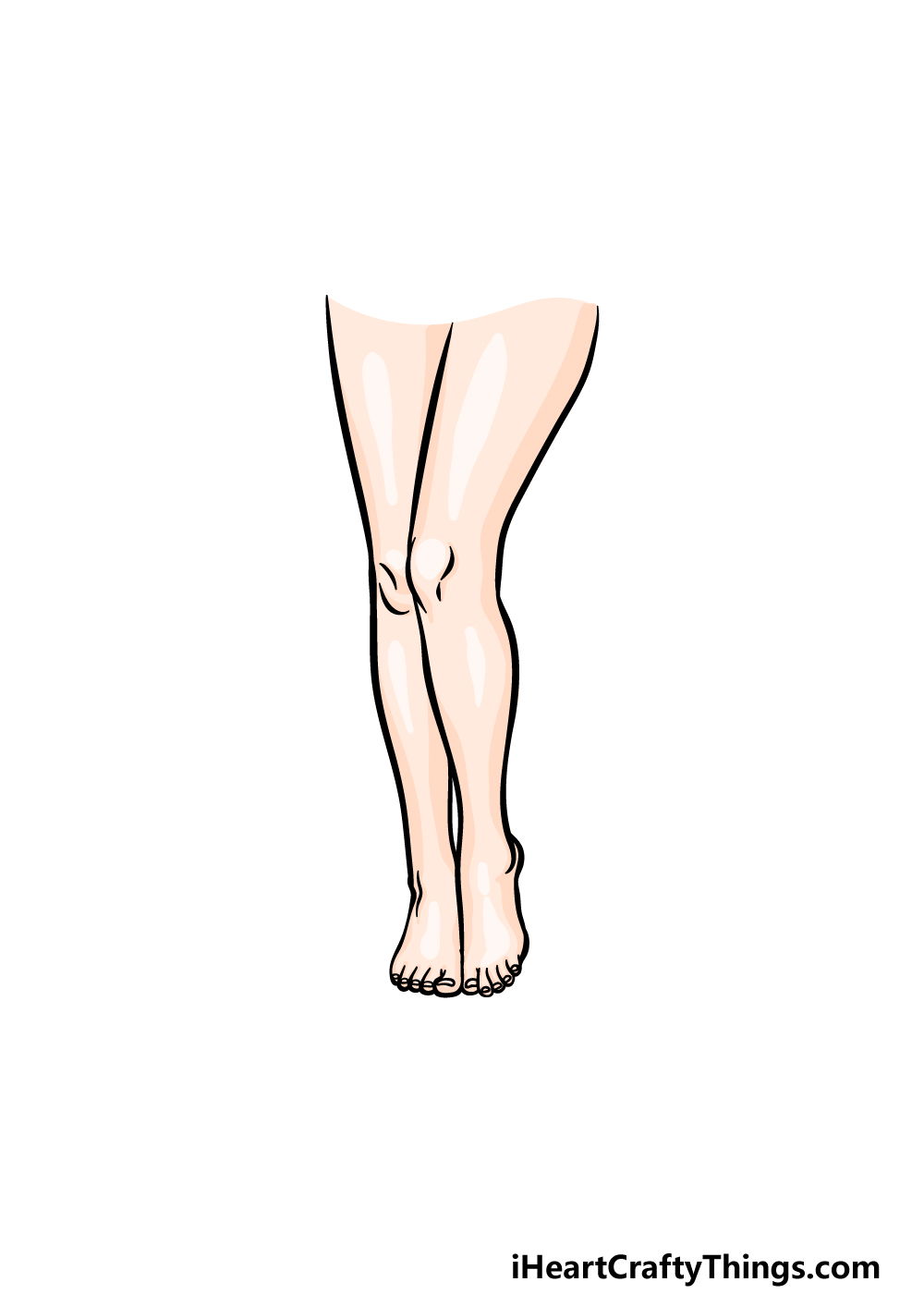 drawing legs step 6