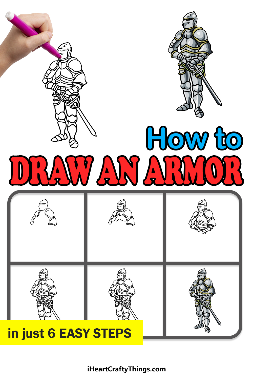 Armor Drawing How To Draw Armor Step By Step