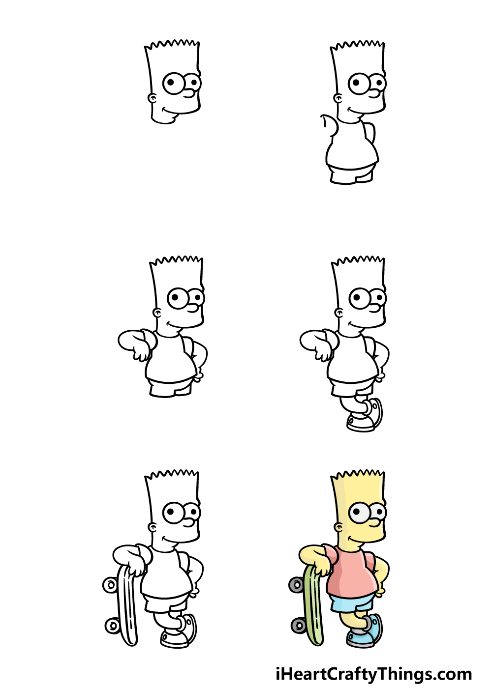 How To Draw The Simpsons Family Step By - Sandkeep3