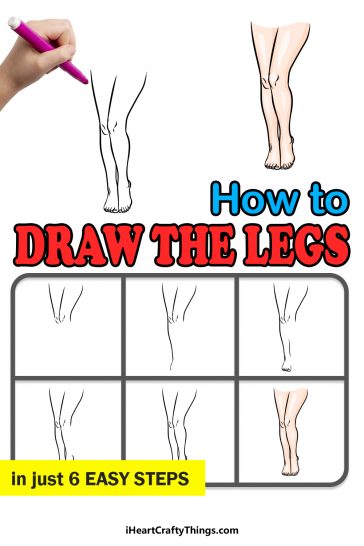 Legs Drawing - How To Draw Legs Step By Step