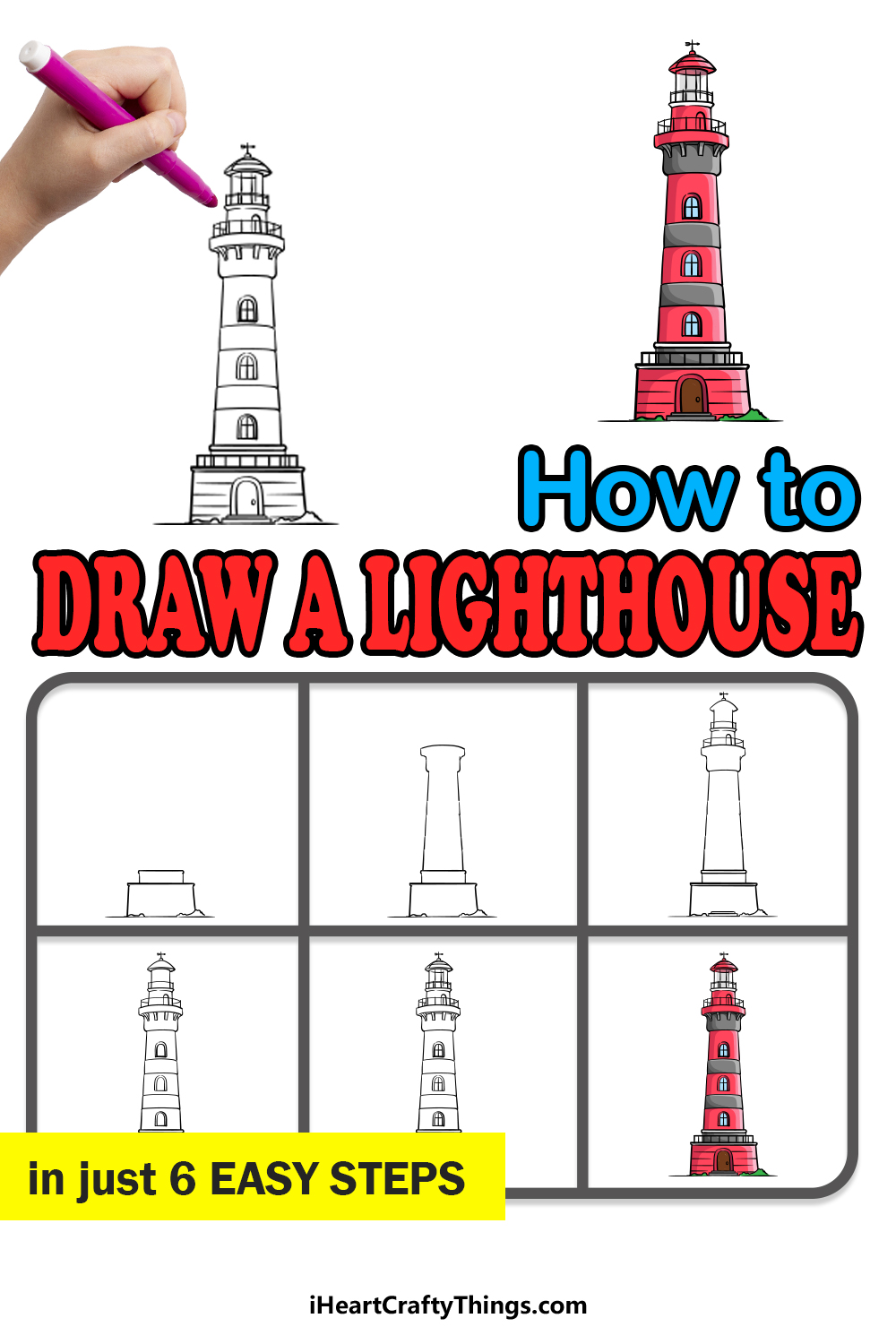 Easy Pencil Drawings Of Lighthouses