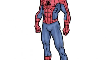 how to draw spiderman image